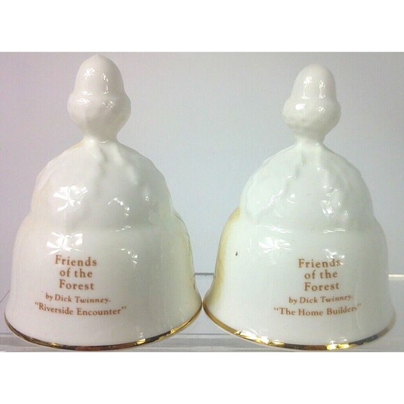 Vintage Oakley Friends of the Forest Fine Bone China Bells England Lot of 17 - Picture 7 of 16